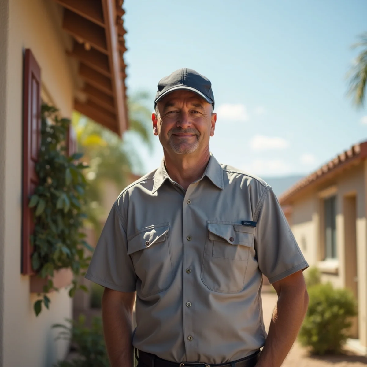 A Apache Villa neighborhood home in the Apache Junction, AZ area served by our HVAC team