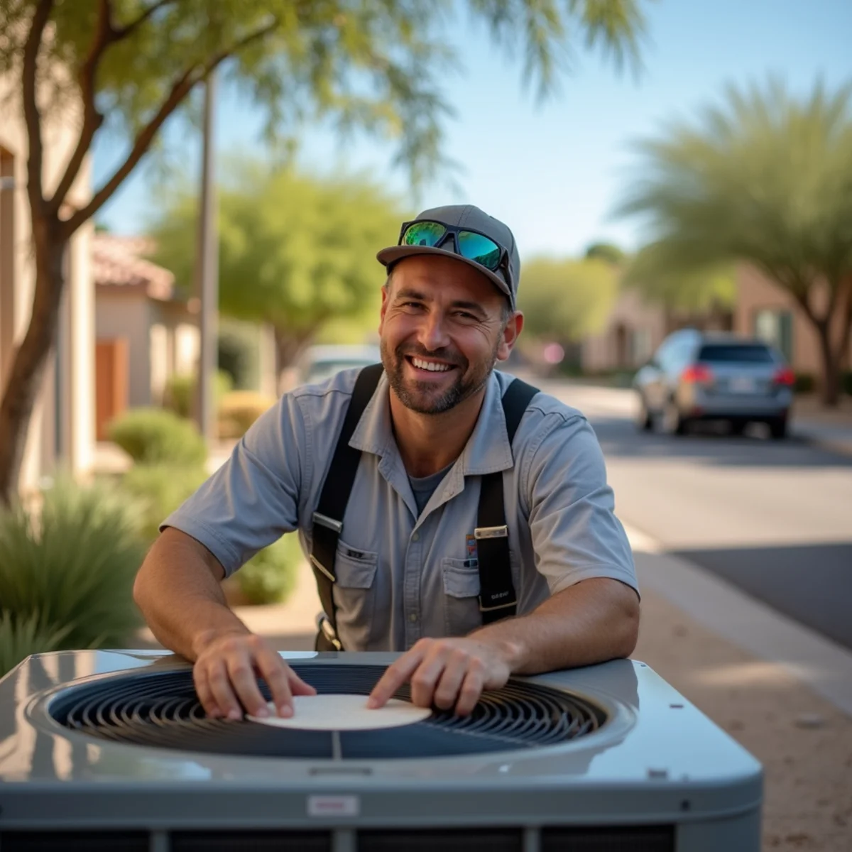 A Apache Village neighborhood home in the Apache Junction, AZ area served by our HVAC team