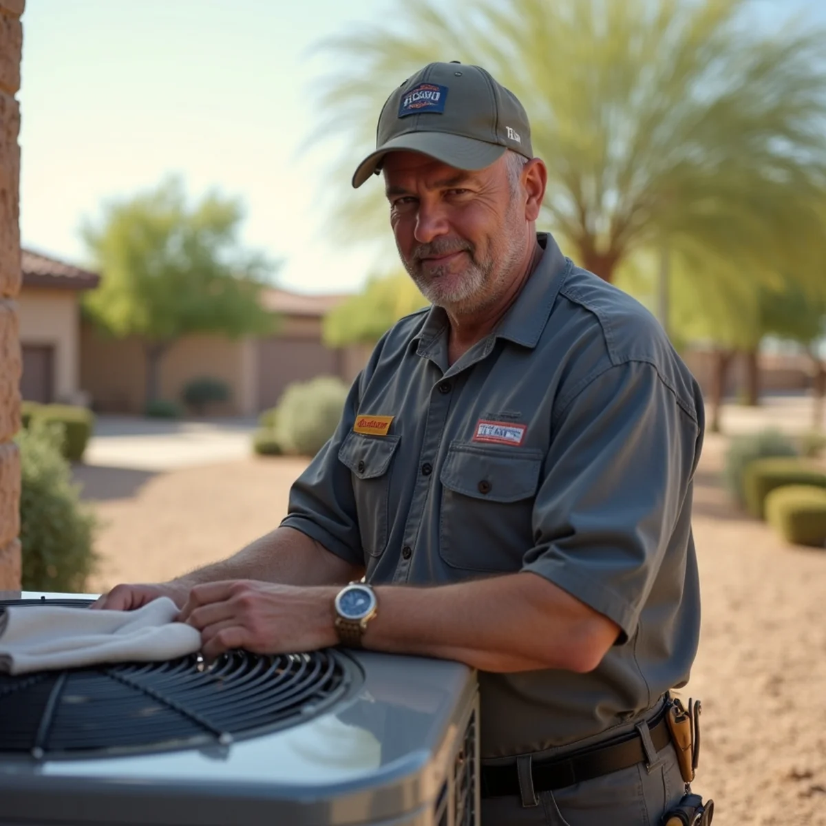 HVAC service at a Cortez Ranch home in the Apache Junction area