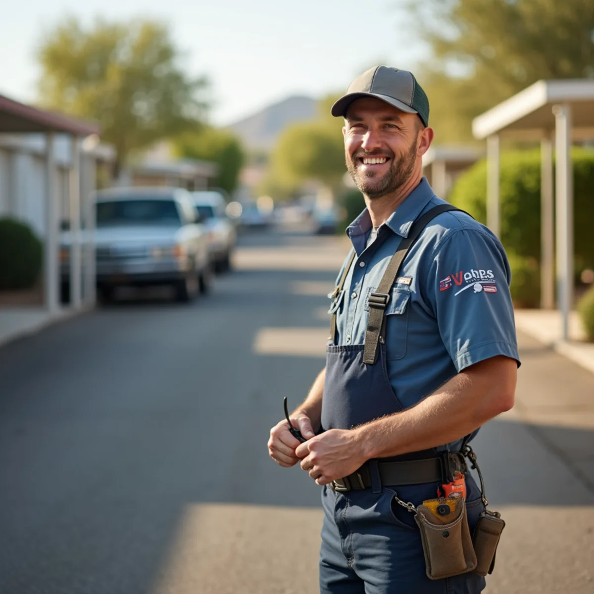 HVAC service at a Lamplighter Mobile Village home in the Apache Junction area