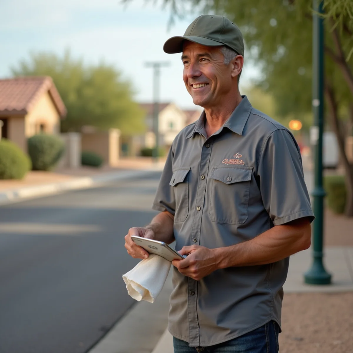 HVAC service at a Sierra Del Saguaro home in the Apache Junction area