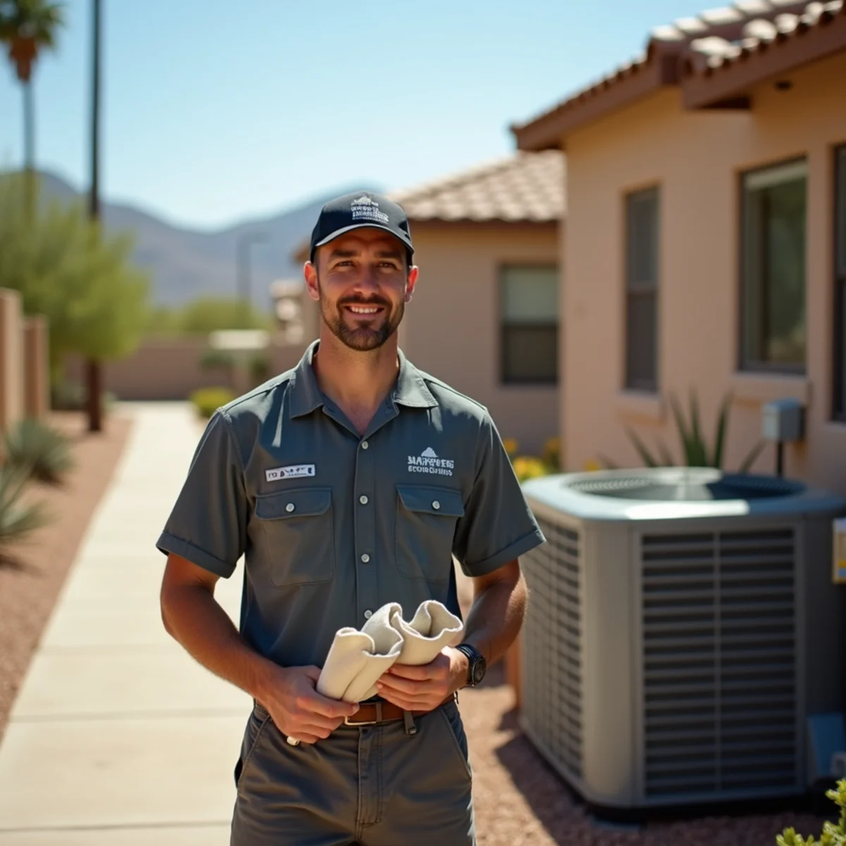 A Sierra Del Saguaro neighborhood home in the Apache Junction, AZ area served by our HVAC team