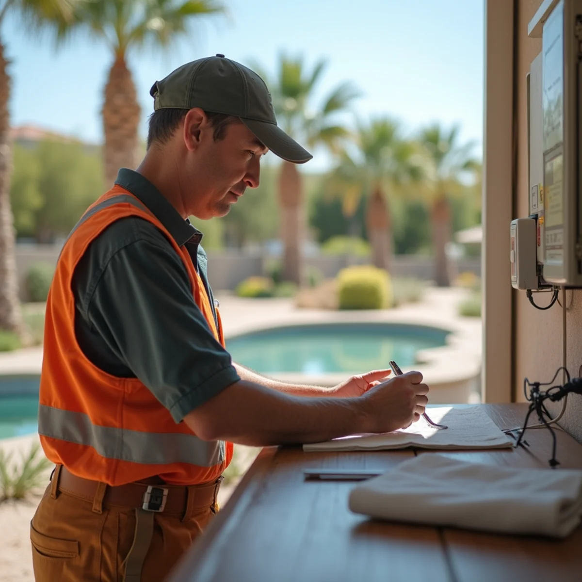 HVAC service at a Arizona City home in the Apache Junction area