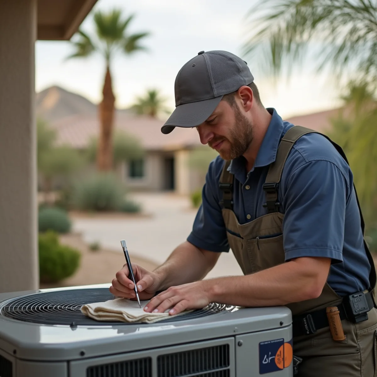 HVAC service at a Chandler home in the Apache Junction area
