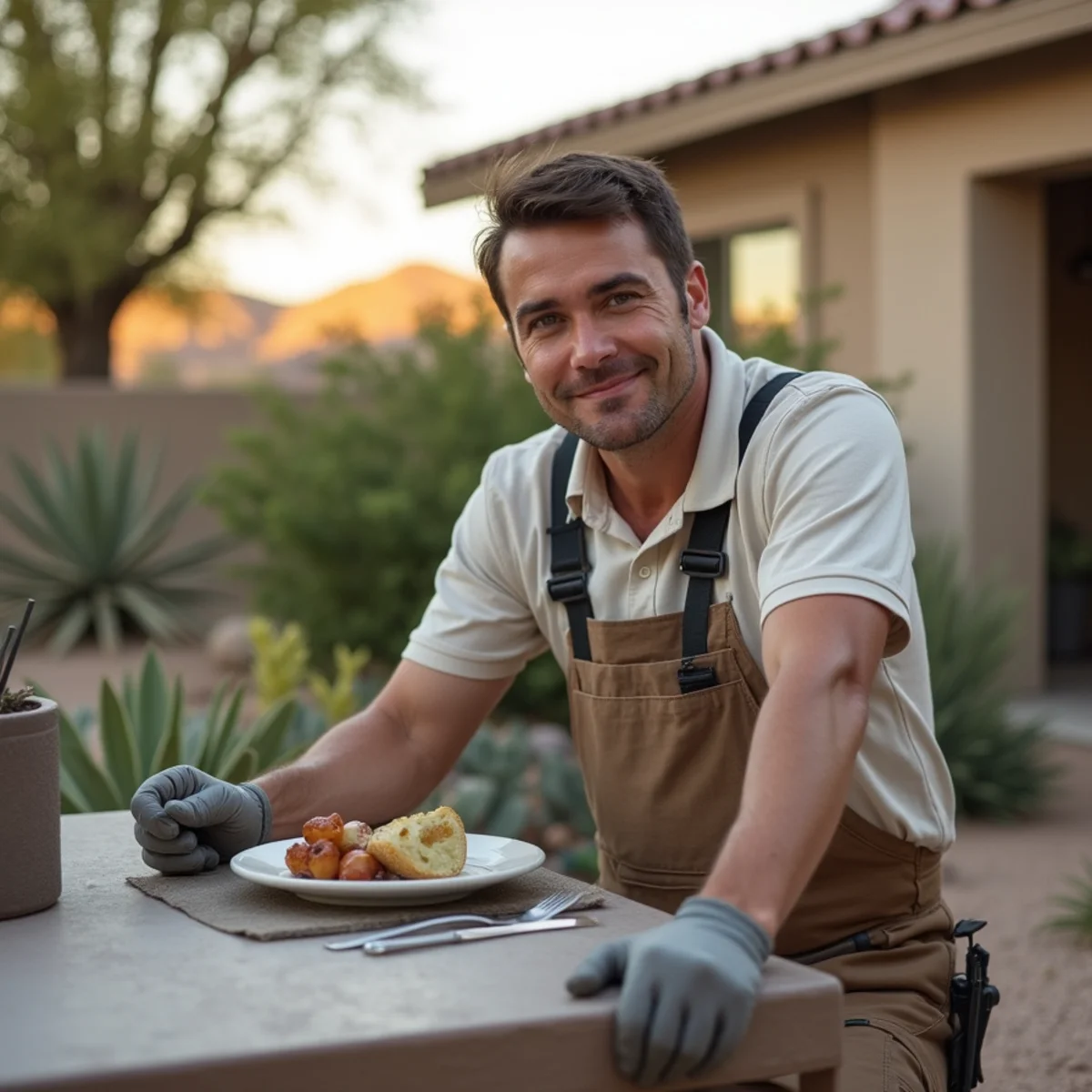 A Gold Canyon neighborhood home in the Apache Junction, AZ area served by our HVAC team