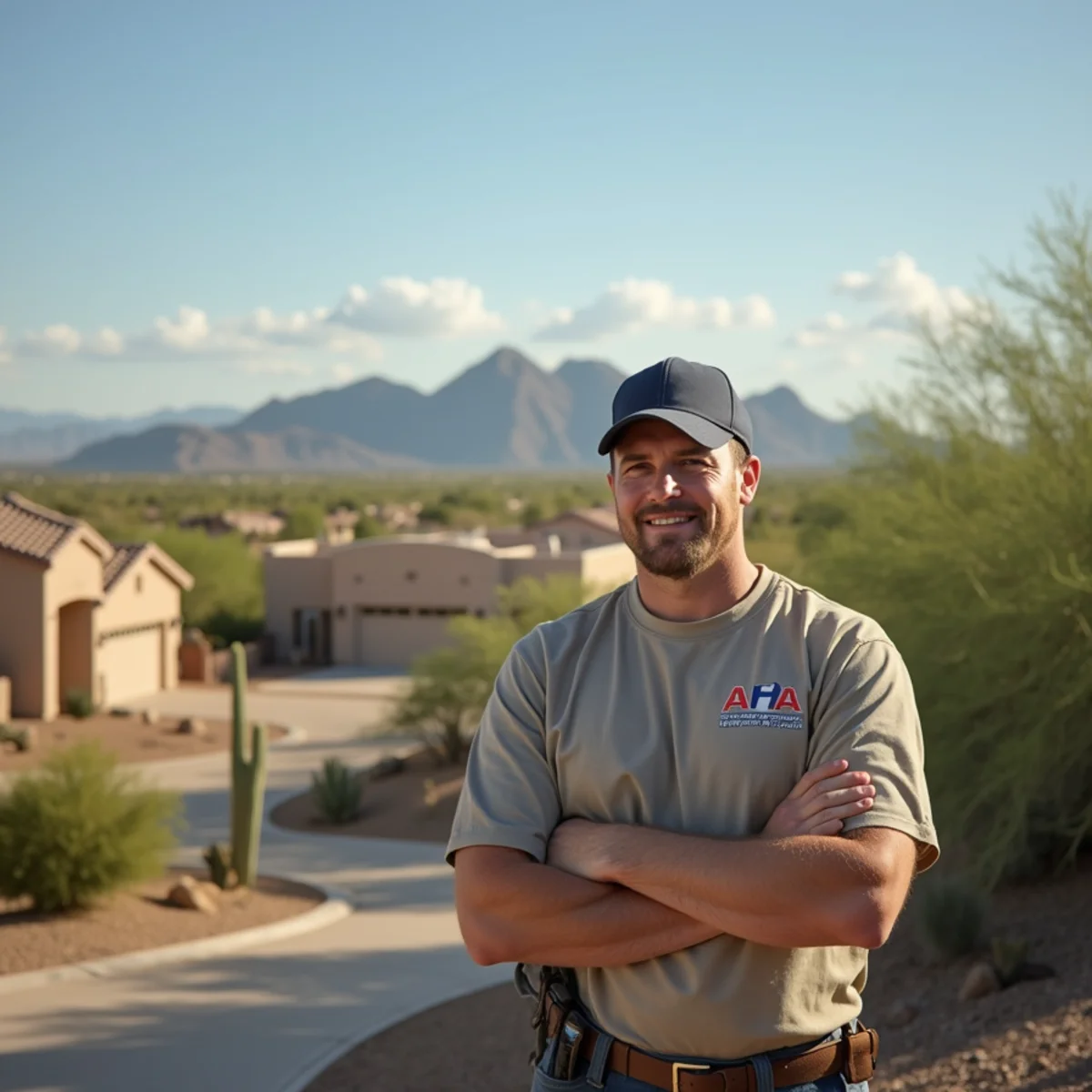 A Pinal County neighborhood home in the Apache Junction, AZ area served by our HVAC team