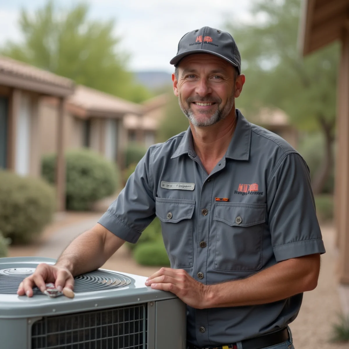 A Queen Valley neighborhood home in the Apache Junction, AZ area served by our HVAC team