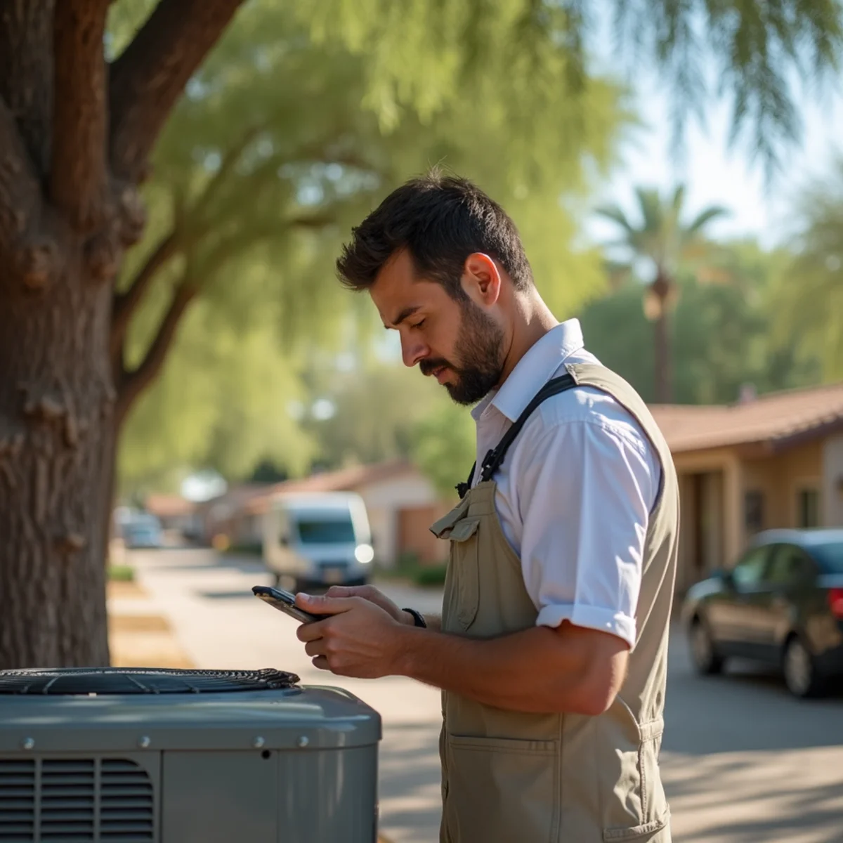 A Tempe neighborhood home in the Apache Junction, AZ area served by our HVAC team