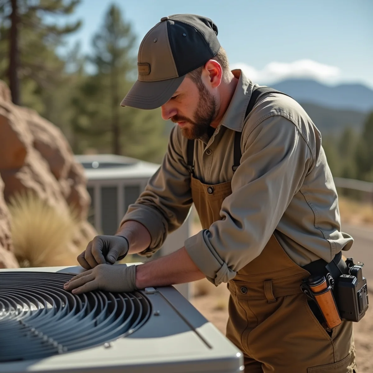 HVAC service at a Top-of-the-World home in the Apache Junction area